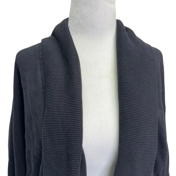 Aritzia Wilfred Diderot Open Front Cocoon Cardigan Sweater Black Size M - Picture 6 of 12